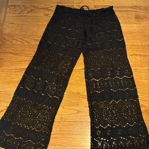 EUC Lace drawstring, Ralph Lauren beach cover-up pants